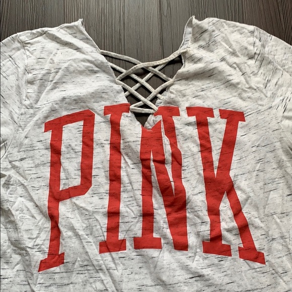 *SOLD* VS PINK strapped T-shirt - Picture 2 of 5